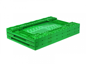 Foldable plastic box F6414-3100
